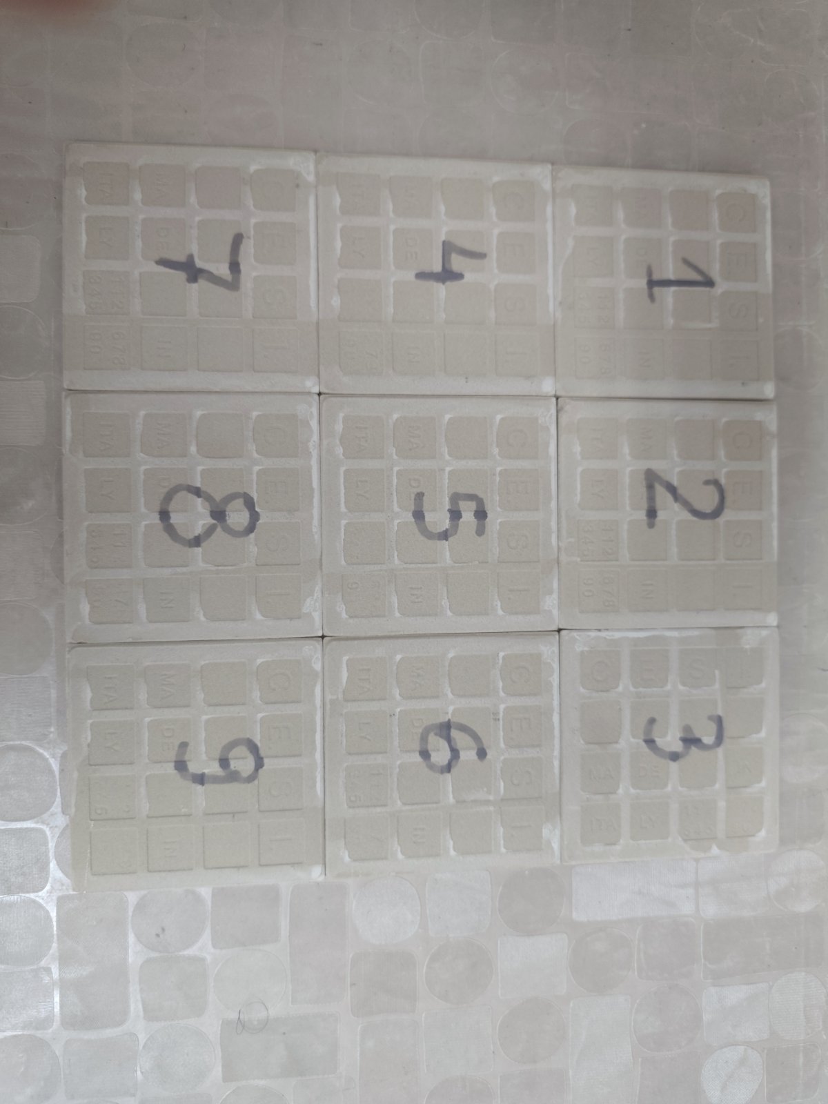 Sistem numerisanja mozaika