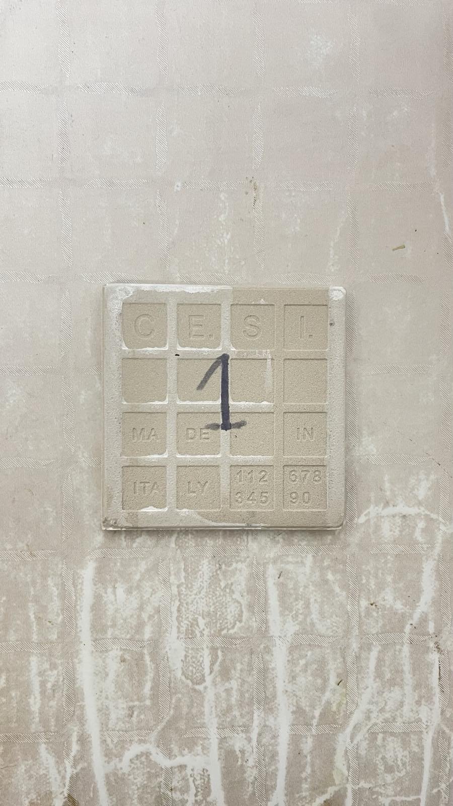 Detalj numeracije mozaika